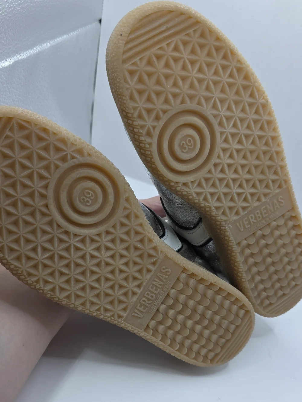 Verbenas Sora Plata Sneakers Size 39